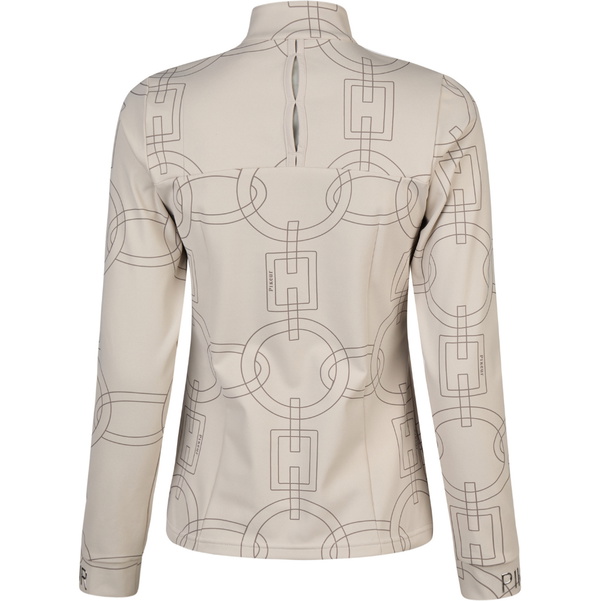 2025 Pikeur Damen Pikeur Zip Shirt 828400 290 040 - Pale Grey
